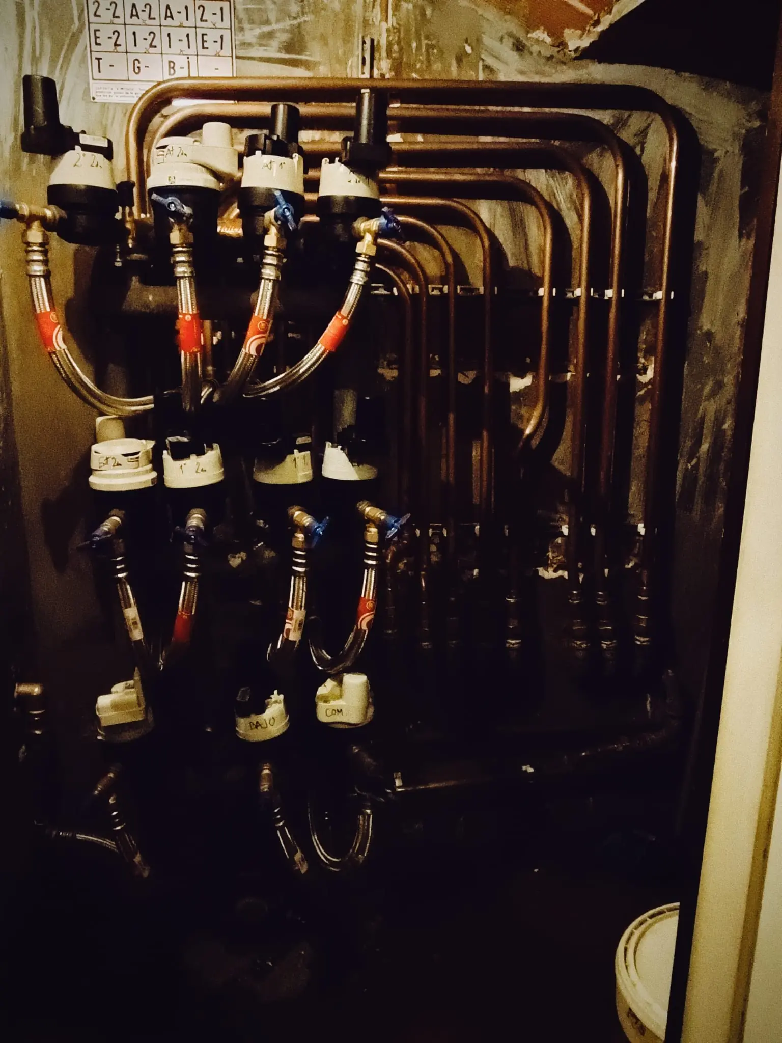 Instalación de gas revisada en una vivienda
